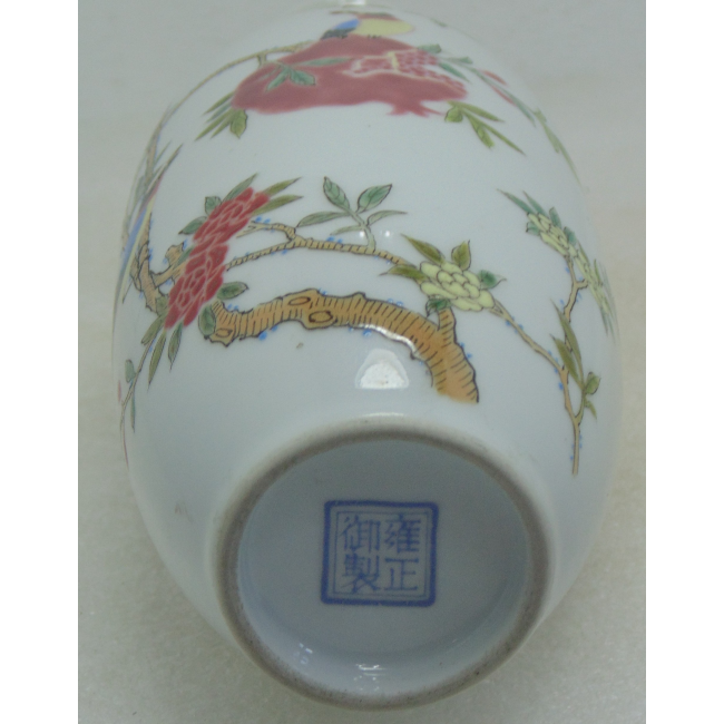 花鳥八方瓶は清雍正琺瑯彩窓窓瓶 景徳鎮 陶磁器 装飾品 現代工芸品 美術品 置物 琺瑯彩蒔花鳥六方花瓶 景徳鎮 陶磁器 装飾品 工芸品 置物 - メルカリ