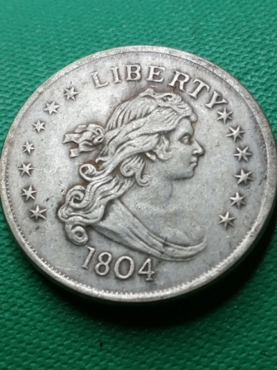 1804年美國雕鑄自由女神LIBERTY銀幣